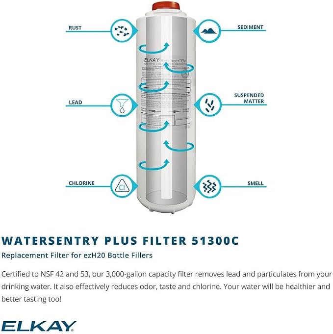 Elkay ezH2O Bottle Filling Station &, Bi-Level Cooler Filtered Non-Refrigerated Stainless
