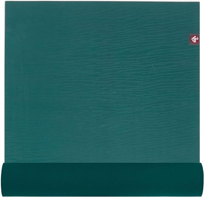 Manduka eKOLite Yoga Mat 71" - 4mm | Natural Rubber | Eco-Friendly | Soft Textured Surface | Natural Next-to-Skin Feel | 71 x 26 inches | Charcoal Grey