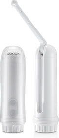 Portable Bidet for Travel 140mL Nozzle 180° Adjustment IPX6 Electric Handheld Bidet for Personal Hygiene Cleaning, Baby Wash, Postnatal Care, Perineal & Hemorrhoid Treatment(AM-US-NHJ001E)