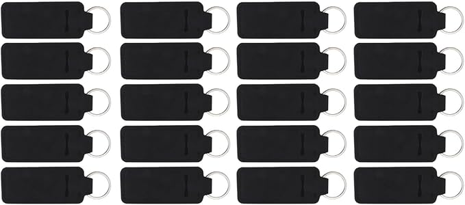 20 Pcs Creative Keychain Neoprene Chapstick Holders Hand Sanitizer