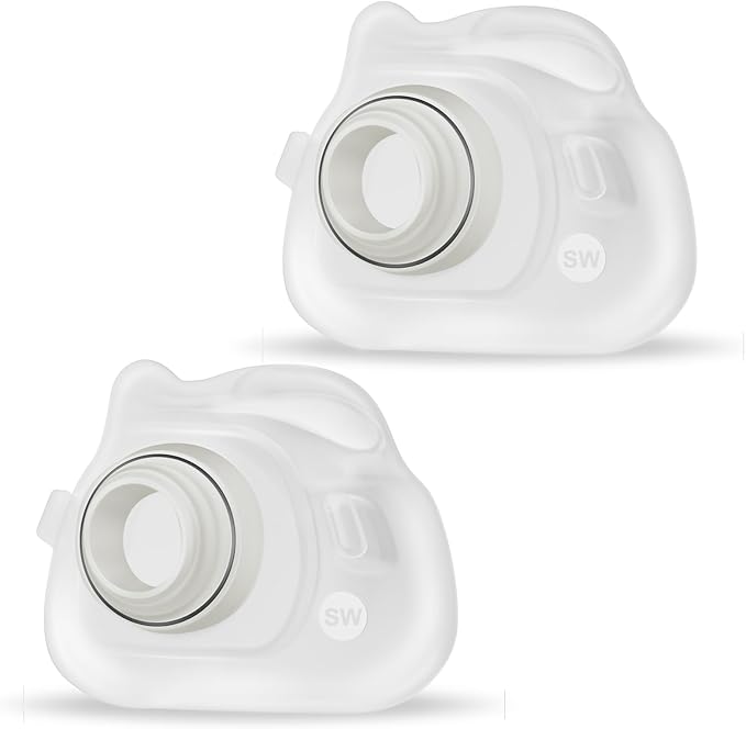 2 Packs Reliable Silicone Cushion for AirFit F40 Full Face Replacement Cushion (Small Wide)