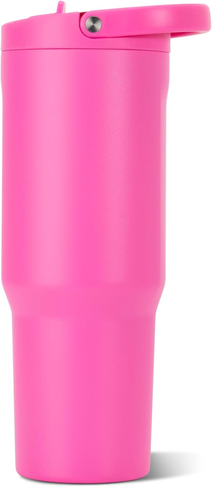 HydroJug Sport 40 oz Insulated Stainless Steel Water Bottle, Razzle