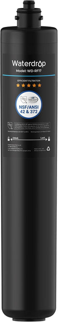 Waterdrop RF17 Water Filter Replacement for Waterdrop 17UA/17UB Under Sink Water Filter, Reduces PFOA/PFOS, PFAS, Lead, Chlorine, Bad Taste & Odor, NSF/ANSI 42 Certified, 3 Years
