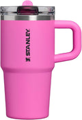 STANLEY Quencher ProTour Flip Straw Tumbler with Leakproof Lid 20 oz | Built-in Straw and Handle | Cup Holder Compatible for Travel | insulated Stainless Steel Cup | BPA-Free | Hot Pink