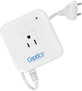 Ceptics 300 Watt Step Down Voltage Converter – Converts 220V/240V to 110V/120V – Perfect for Hair Straighteners, Laptops, and Chargers – CE Certified Travel Converter