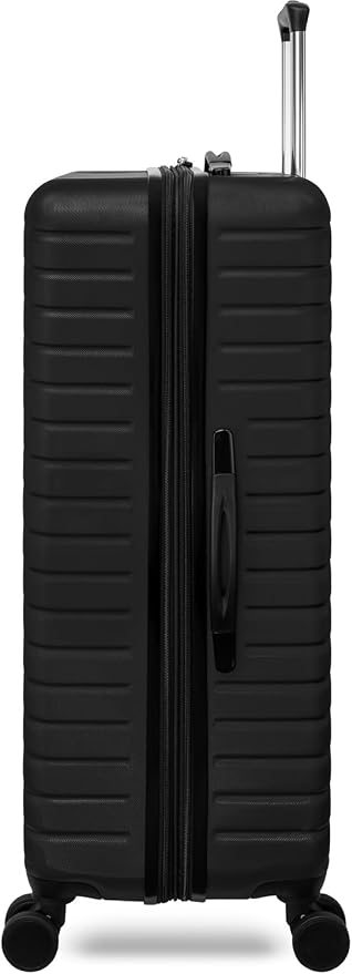 Everest Expandable Hardsided Spinner (Black, 28-Inch Checked Large)