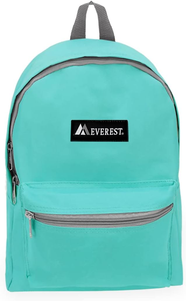 Everest 1045K Basic Backpack, Aqua Blue, One Size