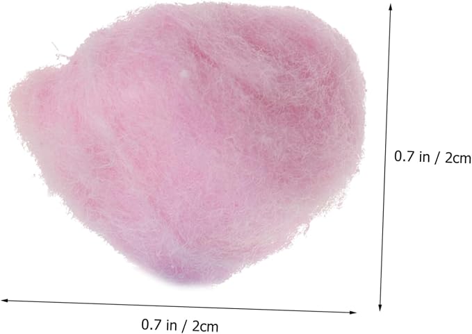 1Pack Colored Cotton Balls for Newborn Face Cleaning Soft Absorbent Cotton Balls for Makeup Removal and Crafts