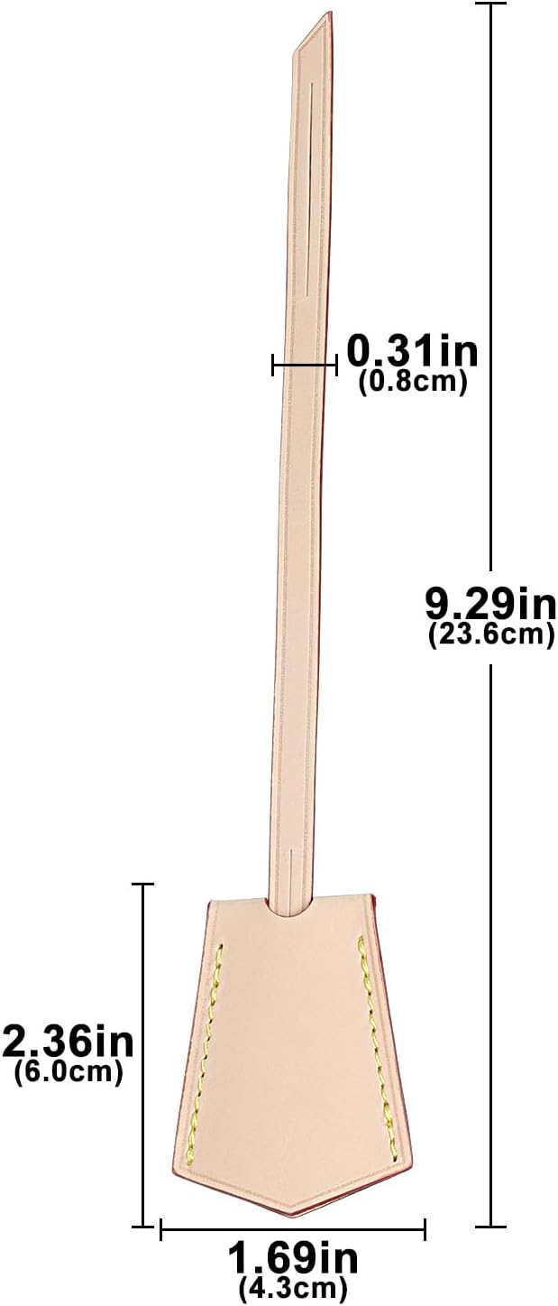 Genuine Leather Bag Decorative Hang Tag for Speedy 25 30 35,Luggage Tag, Suitcase Tag(TAG-Apricot)