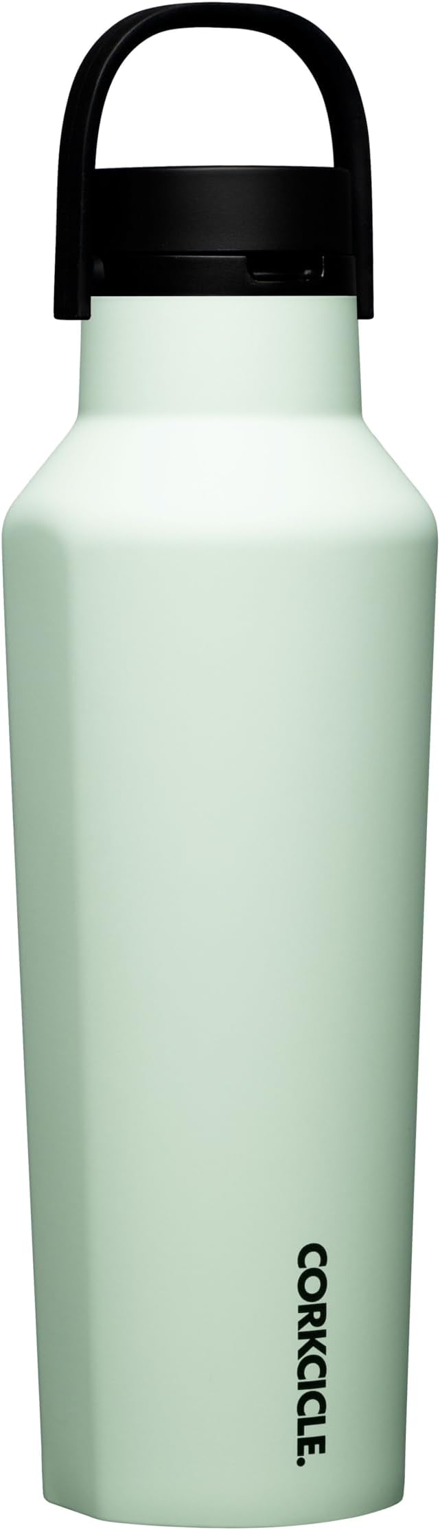Corkcicle Classic Sport Canteen - Insulated Stainless Steel Water Bottle - Compact & Travel-Friendly - Durable - Dishwasher Safe - BPA Free - Non-Slip Silicone Base - 20 oz - Sage Mist