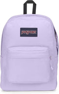 JanSport SuperBreak One Backpacks - Durable, Lightweight Bookbag with 1 Main Compartment, Front Utility Pocket with Built-in Organizer - Premium Backpack, Pastel Lilac