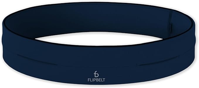 FlipBelt Classic Running Belt, Belt Bag & Fanny Pack for Men and Women - Phone Holder, Waist Pack, Running Accessories, Belt Pouch, Money Belt, USA Running Company