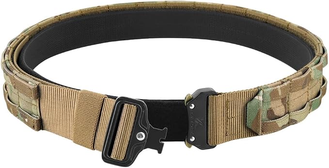 KRYDEX Quick Release Rigger MOLLE Belt 1.75 Inch Inner & Outer Tactical Heavy Duty Belt