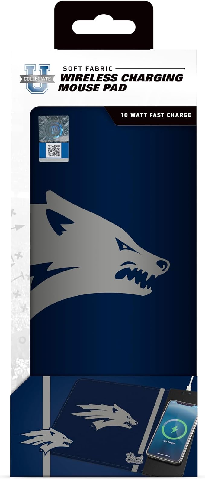 SOAR NCAA Unisex Cell Phone Wireless Charging Mouse Pad
