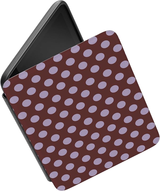 Casely 6" Kindle Case | Spotted in SoHo | Burgundy Polka Dot | Compatible with 6-inch Amazon Kindle 2024/2022 (11th Generation)