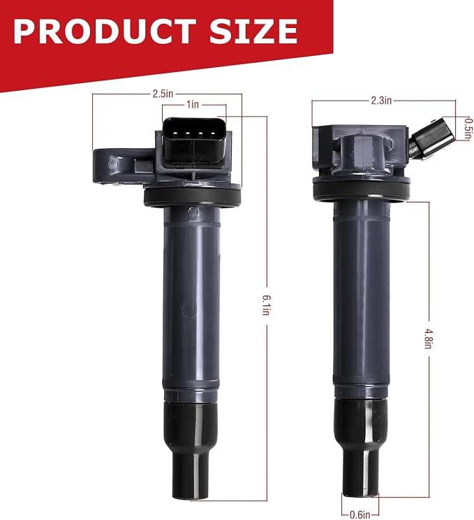 Set of 8 Ignition Coil Pack Fits for V8 4.7L 4.3L, with Toyota Tundra Sequoia Land Cruiser 4Runner/ with Lexus LX470 GX470 GS430 LS430 SC430 2000-2009 Replaces UF230 UF493