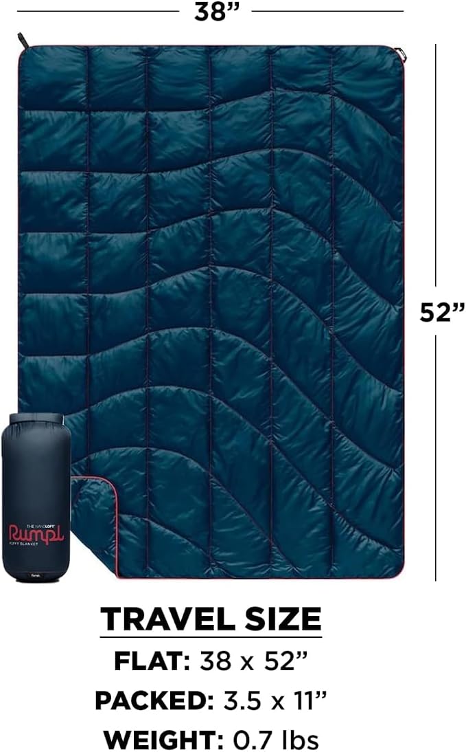 Rumpl NANOLOFT Puffy Blanket - Patina Pixel Fade - Travel