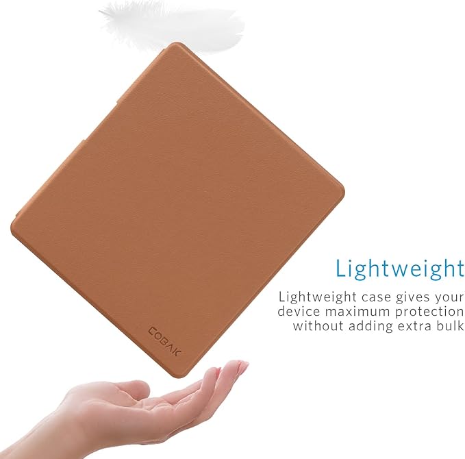CoBak Case for Kindle Scribe - All New PU Leather Cover with Auto Sleep Wake Feature for Kindle Scribe 10.2" 2022 & 2024 Released with Pen Holder