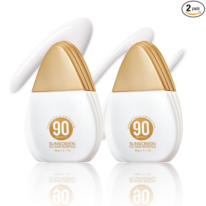 Face Sunscreen Cream SPF 50+,Moisturizing Sunscreen for Face,Long Lasting Refreshing Tinted Facial Moisturizer Sunblock for Women Men,Non-greasy Travel Size Facial Sun Screen Lotion R