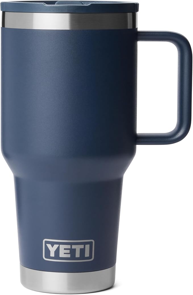 YETI Rambler 30 oz Travel Mug, Stainless Steel, Vacuum Insulated with Stronghold Lid