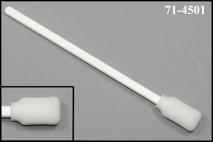(Case of 2,000 Swabs) 5" Large Rectangular Foam Swabs for Printer Cleaning by Swab-its Made in the USA: 71-4501