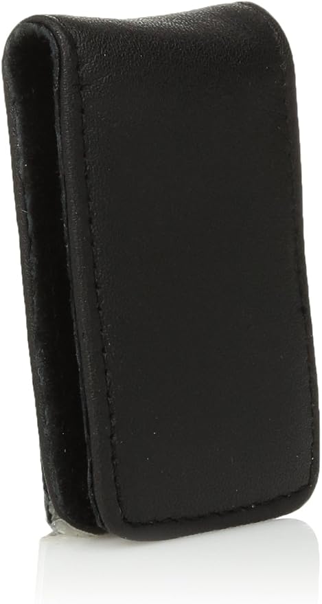 Royce Leather Magnetic Money Clip In Genuine Leather With Suede Lining Money Belt, Black