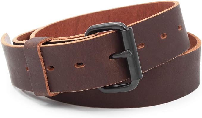 Main Street Forge The Classic Leather Everyday Belt | Made in USA | Full Grain Leather | Men's Leather Belt