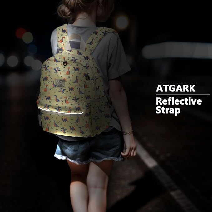 atgark Corduroy Toddler Backpack for Boys 2-5: Preschool Backpack for Boys