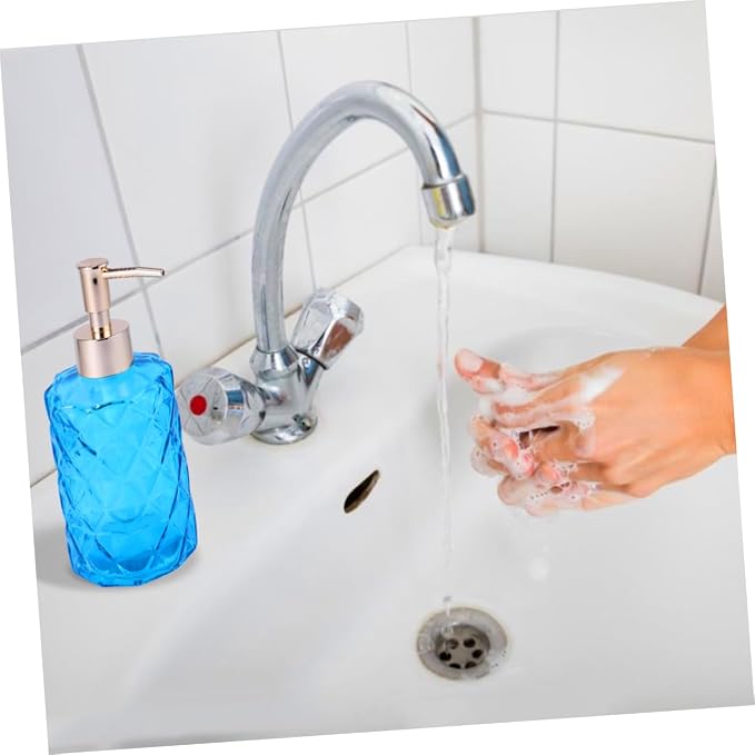 Pump bottle,Hand Soap Container Dispenser Pump Bottles Travel Container Spray Bottle Travel Shampoo Bubble Soap Pump Bottle Dispenser Soap Lotion Dispensers Foam Soap Cosmetic Bottle Push Type(Bluex3p