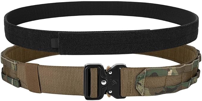 KRYDEX Quick Release Rigger MOLLE Belt 1.75 Inch Inner & Outer Tactical Heavy Duty Belt