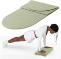 Bala Compact Workout Mat for Gym - 12MM Thick Slip-Resistant, Sweat Absorbing, & Foldable Yoga Mat for Pilates, Core Training & Exercise - Home Fitness Essentials for Women & Men - Travel-Friendly