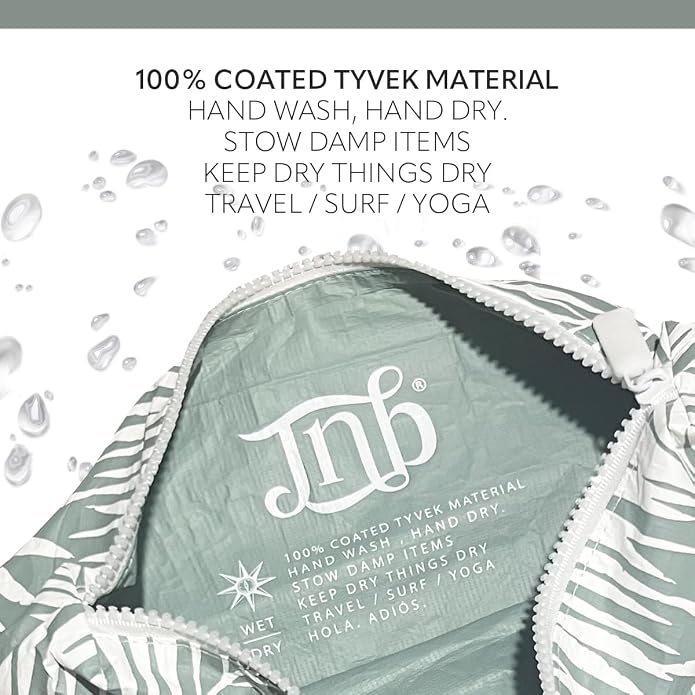 100% Coated Tyvek Material, Beach Pouch, Waterproof Pouch for Beach, Makeup Pouch, Wet Dry Bag,Clutch