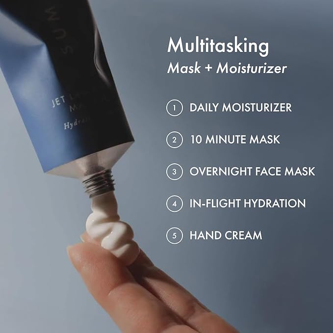 Summer Fridays Evening Duo, Travel Size Jet Lag Face Mask + Midnight Ritual Retinol Serum, Overnight Skin Care Set with Hyaluronic Acid + Niacinamide for Hydrated + Smooth Skin (2 Count)