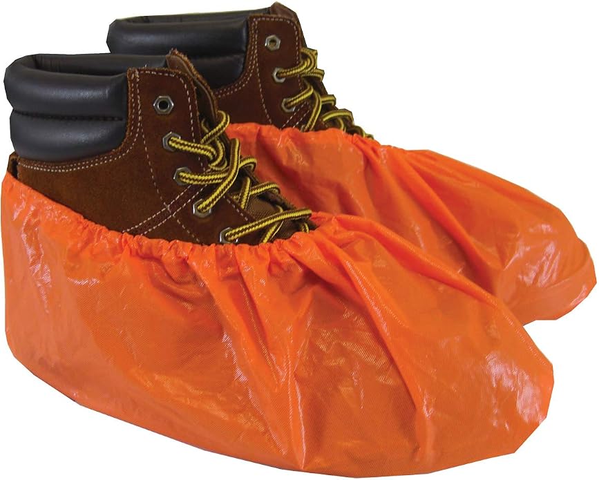 ShuBee Waterproof Shoe & Boot Covers Slip-Resistant Disposable for Plumbing Construction Floor Protection - 40 Pair