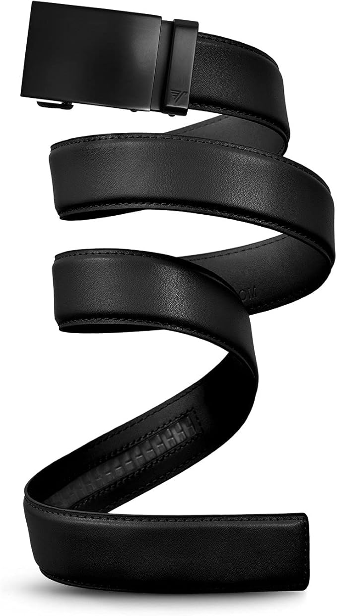 Mission Belt Men's Leather Ratchet Belt, 40mm Metal Collection