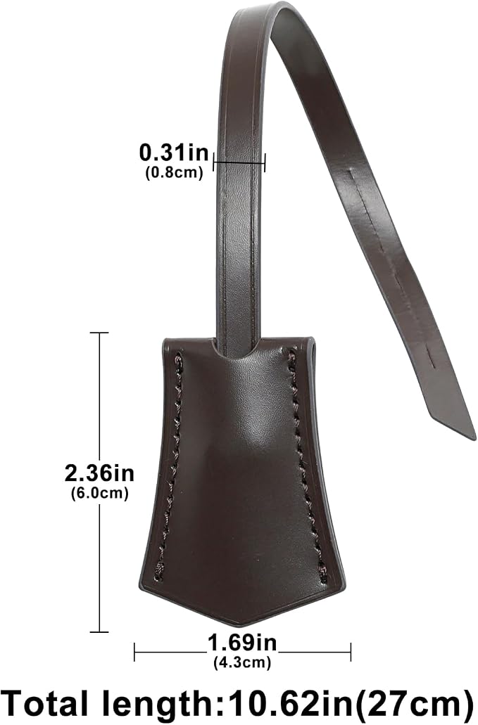 jiesinlov Microfibre Leather Tags for Speedy 25 30 35 Handbag,Luggage or Suitcase Tag (Coffee Tag)