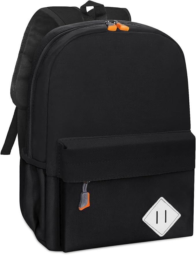 AZKAQA Little Kids Backpack for Girls Boys - Toddler Preschool Backpack School Bag Cute Kindergarten Backpack for Aged 3-6, Black