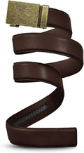 Mission Belt Men's Leather Ratchet Belt, 40mm Metal Collection