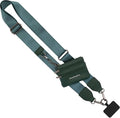Save the Girls Clip and Go Phone Strap Solid (Green - Green Pouch) - Crossbody Phone Strap Chain with Zipper Wallet Pouch, Zippered