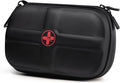 RHINO RESCUE EVA First Aid Kit, Small Waterproof Backpack Emergency Hiking First Aid Kit for Backpacking, Medical Kit for Travel, Home, Car, College Dorm, Camping, Boat, Back to School (Black)