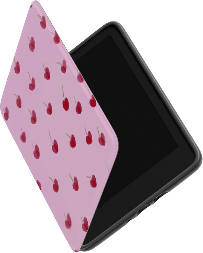 Casely Kindle Case | Very Cherry | Painted Cherries | Compatible with 7” Kindle Colorsoft and 7” Kindle Paperwhite (12th Gen 2024 Models)