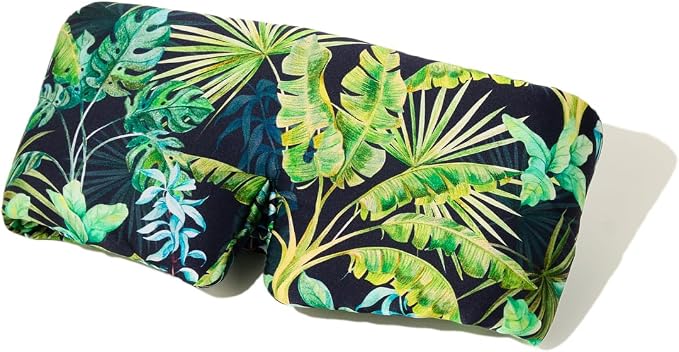 Glow People Silk Sleep Mask – 100% Mulberry Silk Eye Mask for Sleeping, Total Blackout, Cloud-Soft and Adjustable for Beauty Sleep and Travel - Tropics