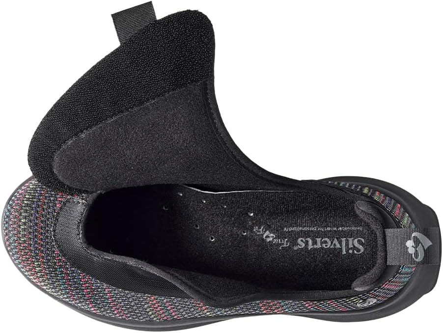 Silverts Women’s Adaptive Clothing Comfort Shoes, Easy Closure Adjustable Wide Fit Footwear for Elderly, Nursing Home