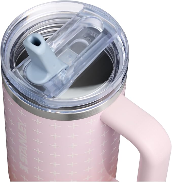 STANLEY Quencher ProTour Flip Straw Tumbler with Leakproof Lid 30 oz | Built-In Straw & Handle | Cupholder Compatible for Travel | Insulated Stainless Steel Cup | BPA-Free | Sorbet Plus