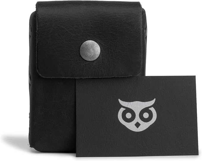 Hide & Drink, Waist Wallet, Holds Up to 20 Cards, Folded Bills & Coins, Charging Cables, Full Grain Leather, Handmade (Charcoal Black)