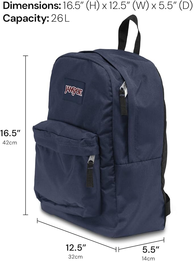 JanSport SuperBreak One Backpacks - Durable, Lightweight Bookbag with 1 Main Compartment, Front Utility Pocket with Built-in Organizer - Premium Backpack, Pastel Lilac