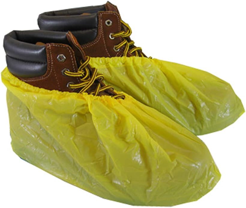 ShuBee Waterproof Shoe & Boot Covers Slip-Resistant Disposable for Plumbing Construction Floor Protection - 40 Pair