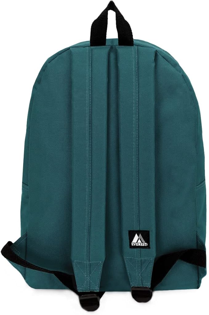 Everest Luggage Basic Backpack, Teal Blue, Medium