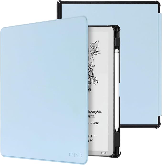 CoBak Case for 11" Kindle Scribe 3rd Generation 2025, Kindle Scribe Colorsoft - All New PU Leather Cover with Auto Sleep Wake, Pen Holder for Scribe 11" 2025 Released