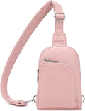 INICAT RFID Blocking Sling Bag, Anti Theft Crossbody Bag for Women Compact Travel Purses Vegan Leather